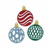 Wykrojnik - zimowe gałązki 4szt