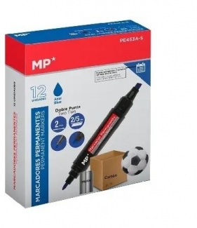 Marker dwustronny perman. nieb 2,0/5,0mm (12szt)