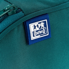 Piórnik z klapką Oxford School - ciemnozielony