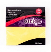 Strigo, Karteczki samoprzylepne 75 x 75 mm - pastelowe