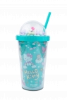 Coolpack, Kubek z rurką Hello Kitty Pink 1 - Light Blue (10975PTR)