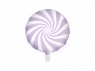 Balon foliowy Partydeco cukierek jasny liliowy 45 cm (FB20P-004J)