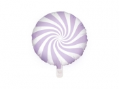 Balon foliowy Partydeco cukierek jasny liliowy 45 cm (FB20P-004J)