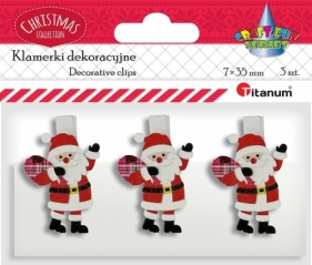 Klamerki dekoracyjne - Mikołaj (414483)