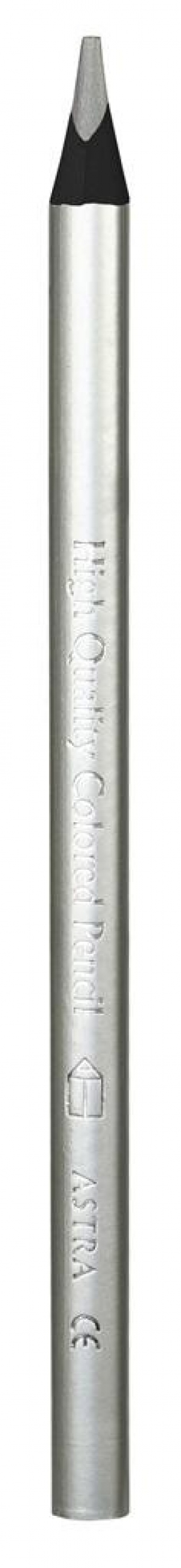 Kredka Jumbo ołówkowa srebrna (24szt) ASTRA