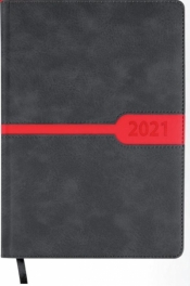 Kalendarz książkowy 2021 A5 czarny EASY