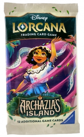 Disney Lorcana: Archazia’s Island Booster - Zestaw Dodatkowy, 12 kart