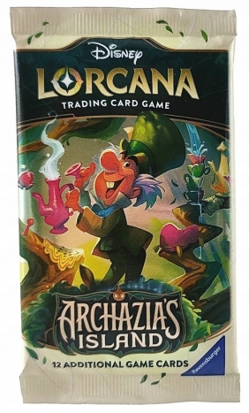 Disney Lorcana: Archazia’s Island Booster - Zestaw Dodatkowy, 12 kart