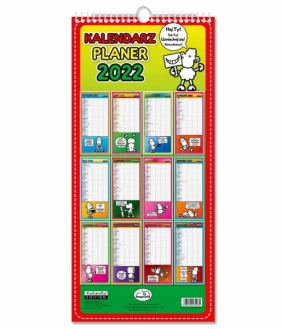 Kalendarz 2022 ścienny planer Sheepworld Szczery (KALPLSHSZ22)
