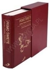Pismo Święte Starego i Nowego Testamentu (oprawa skóra bordo) - Opracowanie zbiorowe