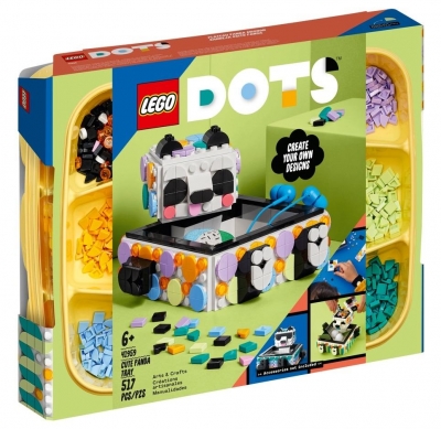 Lego DOTS (41959) Pojemnik z uroczą pandą