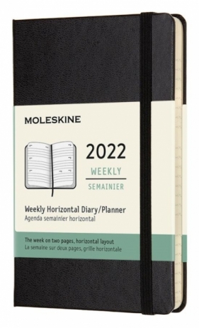 Kalendarz 2022 tygodniowy 12MP tw. czarny