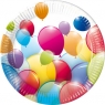 Talerz papierowy 20cm (8szt.) Flying Balloons