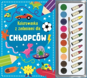 Kolorowanka z zadaniami dla chłopców - Opracowanie zbiorowe