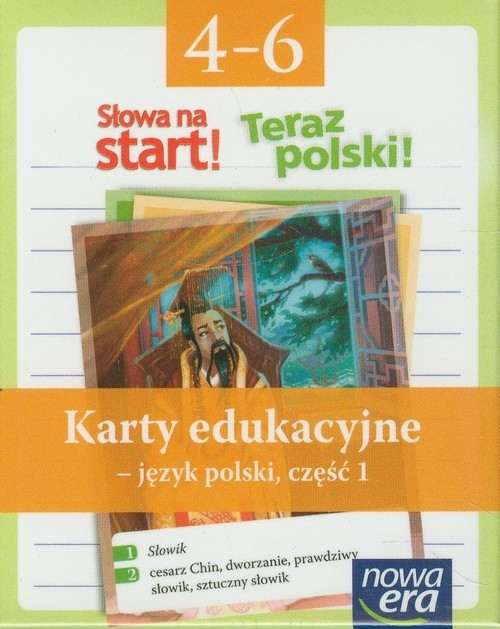 Słowa na start 4-6 Karty edukacyjne Część 1