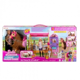 Barbie Stajnia z koniem i akcesoriami