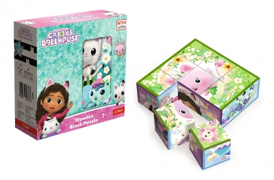 Block Puzzle drewniane Gabby's Dollhouse