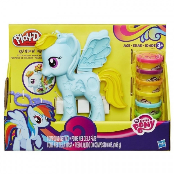 PlayDoh Salon fryzjerski Rainbow (B0011P)