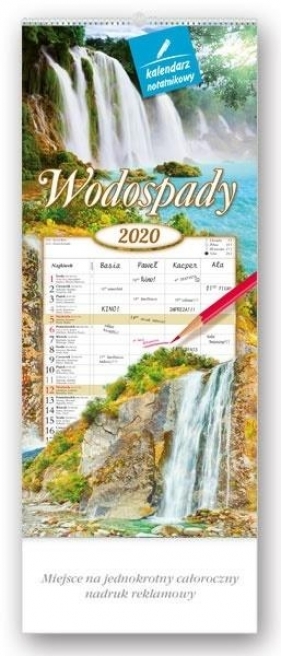 Kalendarz 2020 Notatnikowy Wodospady WN5