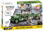 Klocki Willys MB & Trailer (2297)