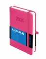 Kalendarz 2026 Memofix B6 DNS - Różowy