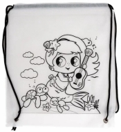 Worek szkolny do malowania Tinting syrenka