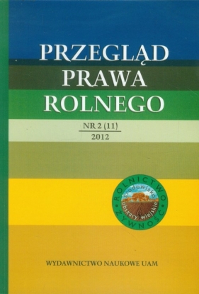 Przegląd Prawa Rolnego 2/11/2012