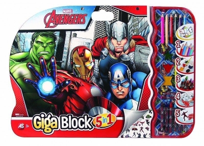 Giga Block - Zestaw dla artysty 5w1 - Avengers