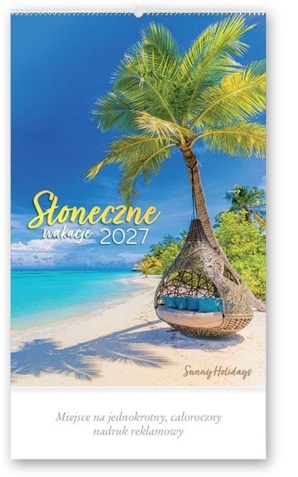 <img src='https://webimage.pl/pics/976/6/d5904844536976.jpg' style='height:440px' /> Kalendarz 2027 reklamowy Słoneczne wakacje