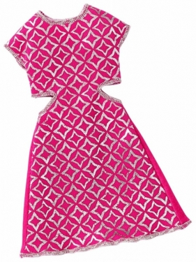 BARBIE Modne sukienki, Różowa (FCT12/DWG08P)