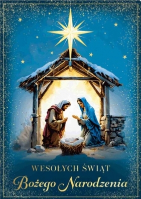 Karnet B6 3D Boże Narodzenie