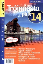 Trójmiasto plus 14 1:20 000 plan miasta