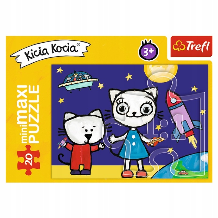 Puzzle Trfl miniMAXI Kicia Kocia mix (Uszkodzone opakowanie)