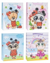 Torebka dziecięce 26x32x10cm mix ROZETTE