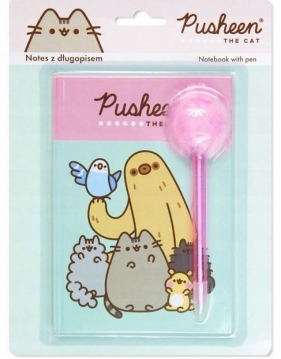 Zestaw długopis + notes Pusheen