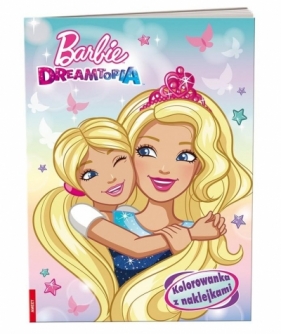 Kolorowanka z naklejkami. Barbie Dreamtopia (NA1401) - praca zbiorowa