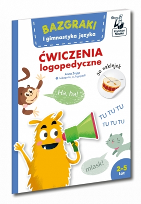 Bazgraki i gimnastyka języka. Ćwiczenia logopedyczne - Zając Anna