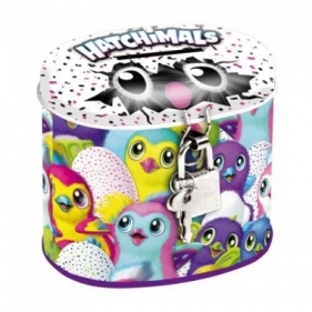 Skarbonka metalowa owalna Hatchimals