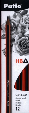 Ołówek techniczny Van Graf trójkątny HB 12 sztuk