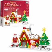 Klocki chatka mikołaja święta 926el