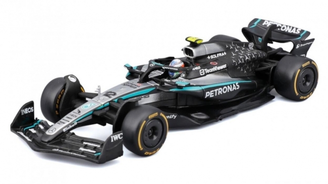 Formula With Helmet & Plastic Stand Mercedes-Amg