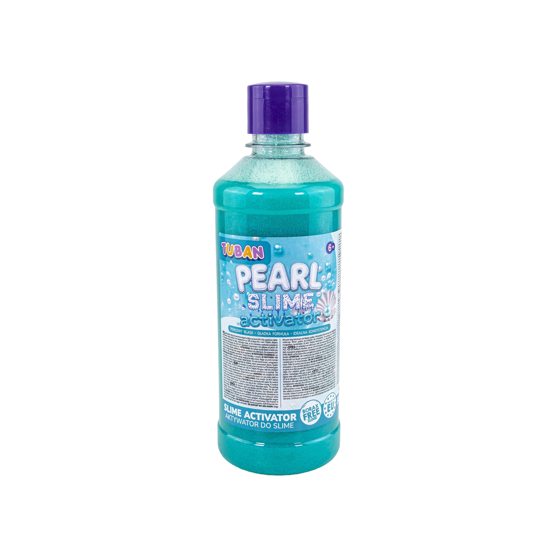 Tuban, Perłowy aktywator do slime'a - turkusowy, 500ml
