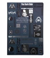 Coolpack, Zeszyt A5 w kratkę Disney 100 - Black Collection Star Wars (60978PTR)