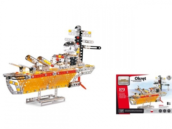 Zestaw konstrukcyjny Mały Mechanik - Okręt (077697)