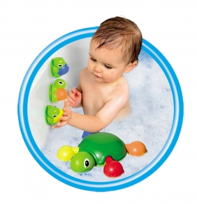 Tomy Toomies: Żółwiowa rodzinka - zabawka do kąpieli (E72097)