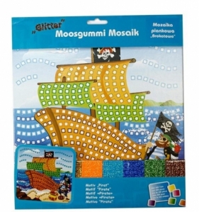 Mozaika piankowa brokatowa - Pirat