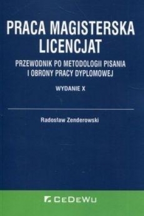 Praca magisterska Licencjat - Radosław Zenderowski