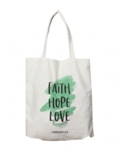 Torba bawełniana eco - Faith Hope Love