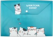 Teczka A4 plastikowa zatrzask - So Many Cats (445704)