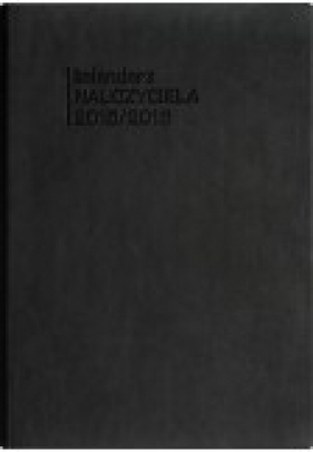 Kalendarz Nauczyciela 2015/2016 grafitowy A5 - B6